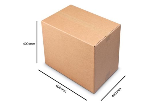 Caja de Cartón Corrugado 40x60x40 cm.