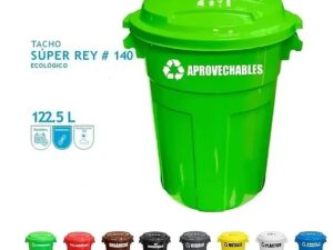 Tacho Ecologico Super Rey Ecologico 122.5 Litros